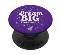 Petite Motivation Dream Big Start PopSockets PopGrip Adhésif