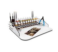 Petite Paint Station. Table de travail, organisateur et support pour peintures Vallejo (40 x 30 cm).