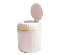 Petite panier à ordures, panier de bureau, appuyez sur le panierr des déchets, pâte de table de luxe légère avec couvercle avec couvercle, créatif pour les ordures pour table de chevet de chambr