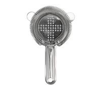 Petite passoire fine maille inox 304 en acier inoxydable, passoire à cocktail résistante et anti - rouille 106g - filtration efficace des glaçons et pulpes, idéale pour, (Argent)