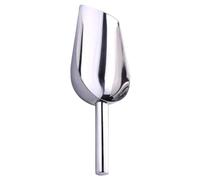 Petite Pelle à Glace en Acier Inoxydable Cuisine, Argenté | Surface Lisse, Grosse Capacité, Robuste et Facile à Nettoyer, Usage la Cuisine, Format Compact, pour Glaçons