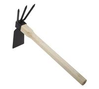 Petite pelle à main et houe - Outil de jardin solide et pour houe et sol meuble - Outil à main anti-flexion pour désherbage lourd