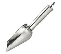Petite pelle de cuisine en acier inoxydable, pelle à farine, pelle à biscuits en acier inoxydable de qualité supérieure, cuillère multi-usages, pour bar, cuisine, buffet, fête, saine et passe au