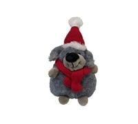 Petite peluche boule Chien décoration de sapin 11 cm