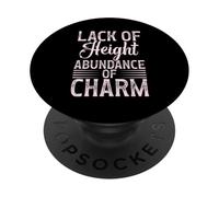 Petite personne minuscule manque de hauteur Abondance de charme PopSockets PopGrip Adhésif