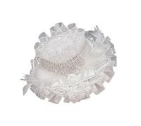 Petite pince à cheveux Steampunks Lolitas pratique avec dentelle délicate et décoration florale pour cosplay