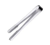 Petite pince de service - Mini langue en acier inoxydable avec dents dentelées pour une prise en main sûre, parfaite pour les cubes de sucre, le fromage ou | Clips de cuisine compacts pour entrées
