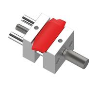 Petite pince d'étau réglable en silicone pour la fabrication de modèles (argenté)