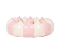 Petite Piscine bébé Gonflable, Puits de Balle, 18,9 "pour Tout-Petit Piscine PVC PVC Player d'eau, pour Les Enfants et Tout-Petit, Pliable Portable pour la Cour, Fêtes (rayé Rose)