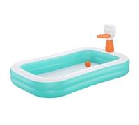 Petite Piscine familiale Gonflable Dunk N' Splash™ avec Panier de Basket 251 m x 168 m x 102 m