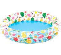 Petite Piscine pour enfants gonflable Intex Summer Pop multicolore 150L 122 cm
