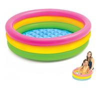 Petite piscine pour enfants - Piscine ronde arc-en-ciel pour enfants - Piscine gonflable - Piscine gonflable pour enfants