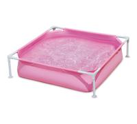 Petite Piscine tubulaire rose 122 x 122 x 30 cm