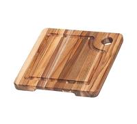 Petite planche à découper carrée avec rigole