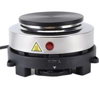 Petite plaque chauffante électrique 500W acier inoxydable 6 Speed - Température réglable Brûleur de tête de thé pour Moka Prise UE 220 V