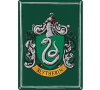 Petite plaque en étain Harry Potter - Blason de Serpentard