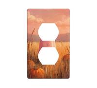 Petite plaque murale décorative pour interrupteur Motif fantôme rose 7 x 11,4 cm