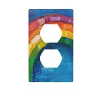 Petite plaque murale imprimée arc-en-ciel pour salle de bain et cuisine