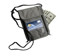 Petite Poche - Couverture Du Passeport Pour Le Cou | Vol-Sac De Voyage À L'épreuve | Sac De Document Anti-vol Portable Pour Faire Du Shopping Avec Des Téléphones Portables, Un D'organisateur Pour