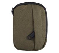Petite poche pour usage extérieur, durable et réglable, en nylon, avec porte-cartes avec fermeture éclair sécurisée, poche pour pièces de monnaie, compartiment pour téléphone portable