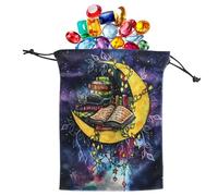 Petite pochette à bijoux - Sac coloré double face en velours épais pour cartes de tarot - Poche à cordon de serrage - Pochette à bijoux pour cartes de tarot | Porte-cartes de tarot portable avec