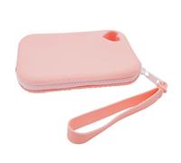 Petite pochette à fermeture éclair en silicone - Portefeuille de voyage léger 53,8 g, organisateur de câbles étanche, boîte à clés douce au toucher | Sac de maquillage cosmétique Portable pour écouteu