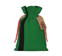 Petite pochette avec cordon de serrage imprimé drapeau du sultanat de Delhi pour cadeaux, sac cadeau réutilisable, pour les fêtes et les cadeaux de fête