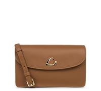 LANCASTER | City Philos - Petite pochette Refente de Cuir de Vachette Lisse Noisette