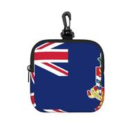 Petite pochette de rangement étanche en néoprène avec fermeture éclair Motif drapeau des îles Caïmans