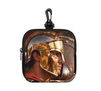 Petite pochette de rangement étanche en néoprène pour casque de guerrier - Doré