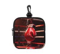 Petite pochette étanche à fermeture éclair pour gants de boxe, sac de rangement en néoprène pour écouteurs, porte-clés