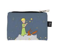 Petite Pochette ou Bien Porte-Monnaie avec Un Zip - Matiere Plastique imprimé - Motif Petit Prince Jouant avec des étoiles - Dimension 14CM*10CM
