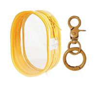 Petite pochette porte-clés polyvalente - Présentoir compact, portable, étanche | Rangement de figurines pour poupées, rouge à lèvres, cartes, clés, vous permet d'être bien rangé et protégé