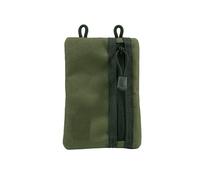Petite pochette portefeuille porte-monnaie pour le transport quotidien et les voyages multifonctionnels pour le camping, la randonnée, l'alpinisme, pochette à outils, Vert