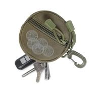 Petite pochette pour pièces de monnaie, portefeuille à monnaie | Sac à langer rond - Pochette à billets, porte-monnaie, pack casque sans fil, sac banane multifonctionnel pour les activités de plein ai