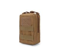 Petite pochette tactique Molle, petite pochette tactique pour ceinture utilitaire d'extérieur pour téléphone portable, sac de taille pour cyclisme, course à pied, randonnée, jaune, pochette tactique