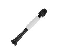 Petite poignée de perceuse manuelle avec poignée en caoutchouc sécurisée pour embouts de 0,3 à 3,4 mm. Mandrin de perceuse détaillé et professionnel en aluminium avec poignée en caoutchouc