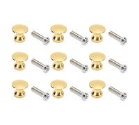 Petite Poignée, Style Vintage en Alliage de Zinc pour Tiroir, Armoire, Commode, Petite Poignée à Trou Unique, Petite Poignée, Trou Unique, Petite Poignée, Rétractable et (faux or)