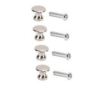 Petite Poignée, Style Vintage en Alliage de Zinc pour Tiroir, Armoire, Commode, Petite Poignée à Trou Unique, Petite Poignée, Trou Unique, Petite Poignée, Rétractable et (Argent