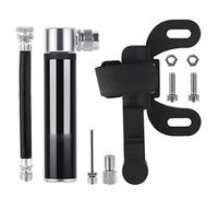 Petite pompe à pneu Presta & Schrader portable VTT 120 PSI Baril télescopique en alliage d'aluminium pour pomper facilement les gonfleurs d'air Mini vélos Mini gonfleur