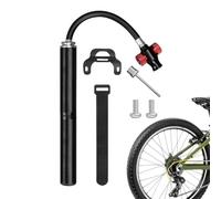 Petite pompe à vélo en alliage d'aluminium pour gonfleur de ballon de vélo | Mini pompe à air pour basket-ball, volley-ball, football, natation, trajets en plein air