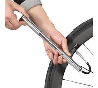 Petite Pompe à vélo, Pompe à Main en d'aluminium, Pompe de gonflage Portable Multifonction pour vélos de Route