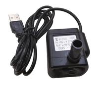 Petite Pompe de Fontaine, Pompe à Eau de Fontaine silencieuse alimentée par USB avec câble 1, 5 m et Ventouse, Pompes Basse Tension pour fontaines pour Animaux Compagnie, fontaines d'intérieur
