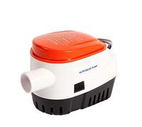 Petite pompe submersible réglable 1100 GPH Pompe de cale automatique pour bateau 12 V DC Automatique Submersible Petit échappement électrique avec interrupteur à flotteur