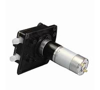Petite pompe submersible réglable Pompe à eau miniature 390-1500 ml/min, pompe doseuse liquides pour aquariums, péristaltique analytique pour lave-vaisselle, machines alimentaires (304KZLX-12V)