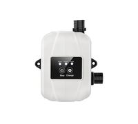 Petite pompe submersible réglable - Pompe de recirculation d'eau silencieuse avec amplificateur de pression d'eau pour douche automatique 1500 l/h (blanc)