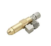 Petite pompe submersible réglable pour brûleur d'huile usée avec connecteur de 0,8 mm Siphone Pièces d'injection de carburant (avec buse de 1,0 mm)