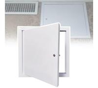 Petite Porte D'accès, Couvercle Panneau Électrique Décoratif, Cadre En Alliage D'aluminium Épais - Robuste Et Durable, Utilisé La Plomberie, Le Chauffage(25x25cm/9.8x9.8in)