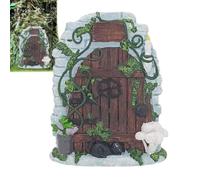 Petite porte murale, porte de fée pour arbre, décoration stable | Petite porte extérieure, terrasse, jardin, parc, cour