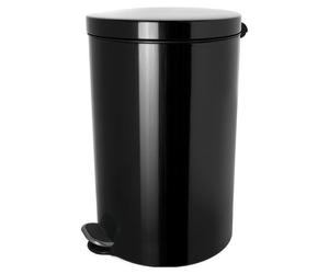 Petite poubelle Anti Germes aux ions d'argent 3 litres - Noir